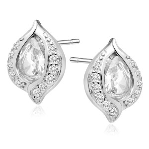 Cercei argint cu pietre DiAmanti Z0736ER_W-DIA (Argint 925‰ 1,7 g.)